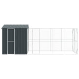 Bird Cage Anthracite 621 x 208 x 247 cm Galvanised Steel