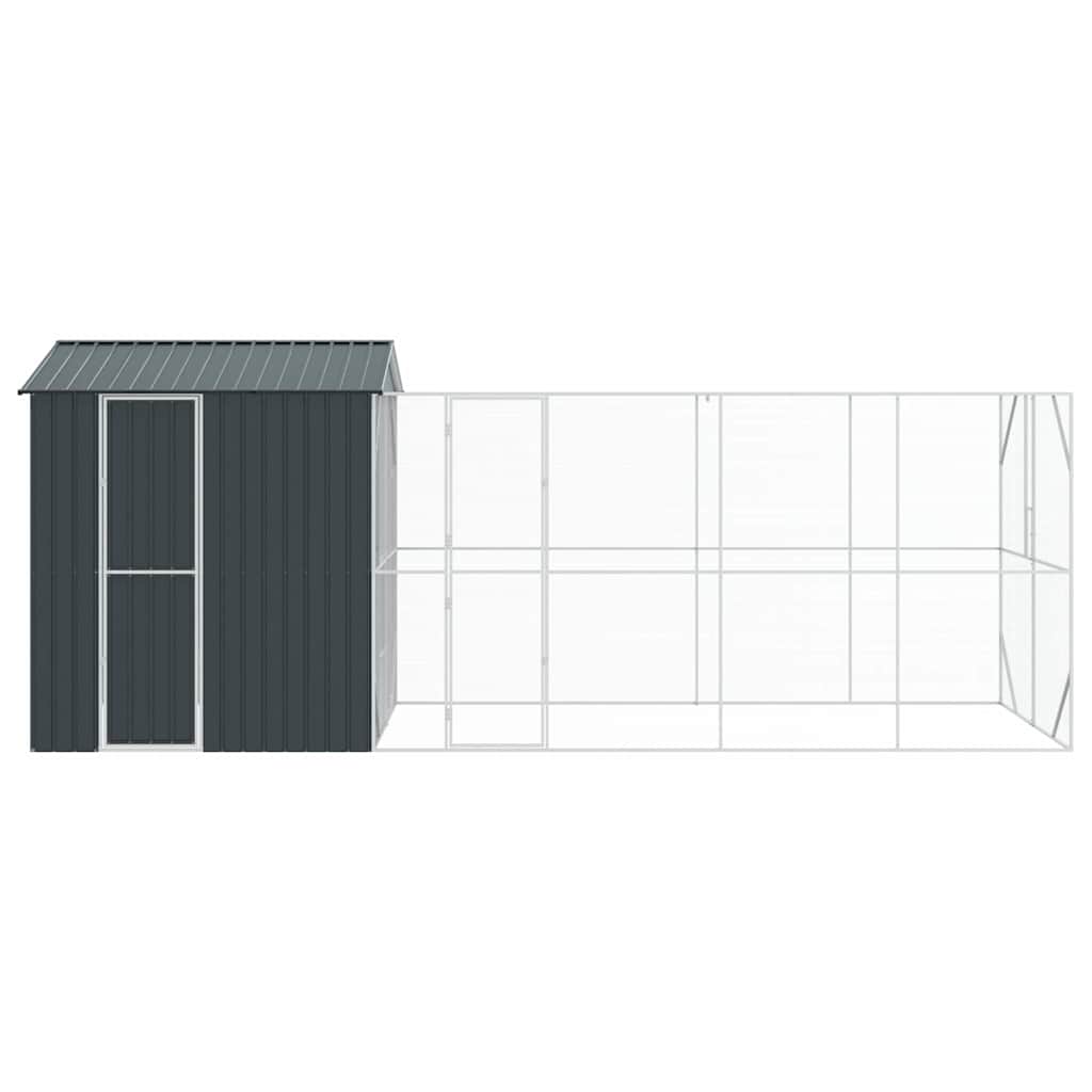 Bird Cage Anthracite 621 x 208 x 247 cm Galvanised steel