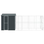 Bird Cage Anthracite 621 x 208 x 247 cm Galvanised Steel