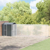 Bird Cage Anthracite 824 x 208 x 247 cm Galvanised steel