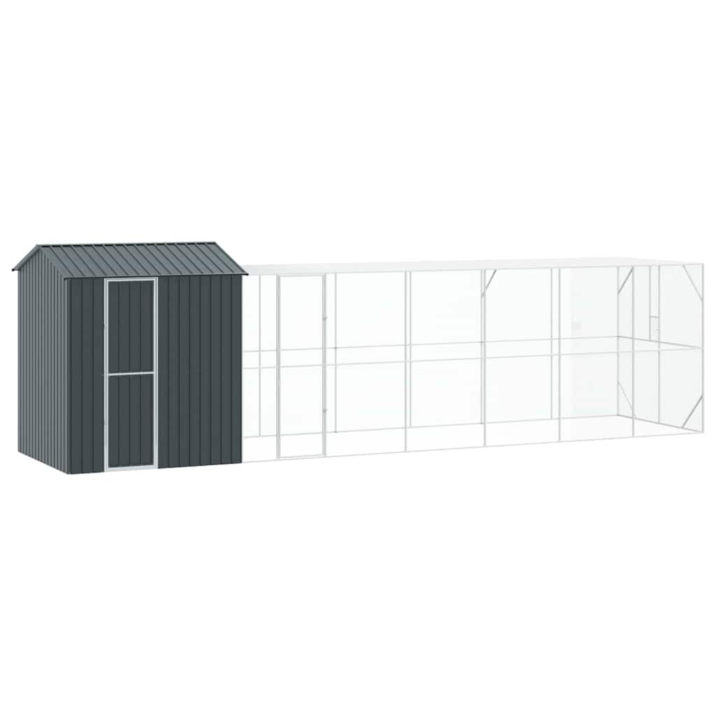 Bird Cage Anthracite 824 x 208 x 247 cm Galvanised steel