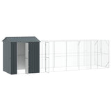 Bird Cage Anthracite 824 x 208 x 247 cm Galvanised steel - Top-Down View