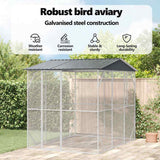 Bird Cage Anthracite 227 x 310 x 247 cm Galvanised Steel