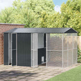 Bird Cage Anthracite 430 x 310 x 247 cm Galvanised steel - Side View