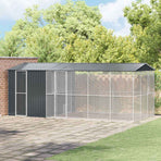 Bird Cage Anthracite 645 x 310 x 247 cm Galvanised Steel