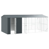 Bird Cage Anthracite 645 x 310 x 247 cm Galvanised Steel - Top-Down View