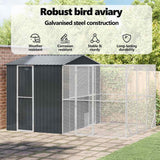 Bird Cage Anthracite 425 x 304 x 247 cm Galvanised Steel