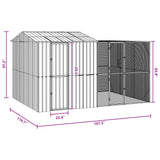 Bird Cage Anthracite 425 x 304 x 247 cm Galvanised Steel
