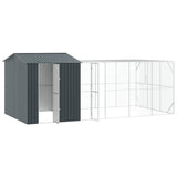 Bird Cage Anthracite 635 x 304 x 247 cm Galvanised Steel - Top-Down View
