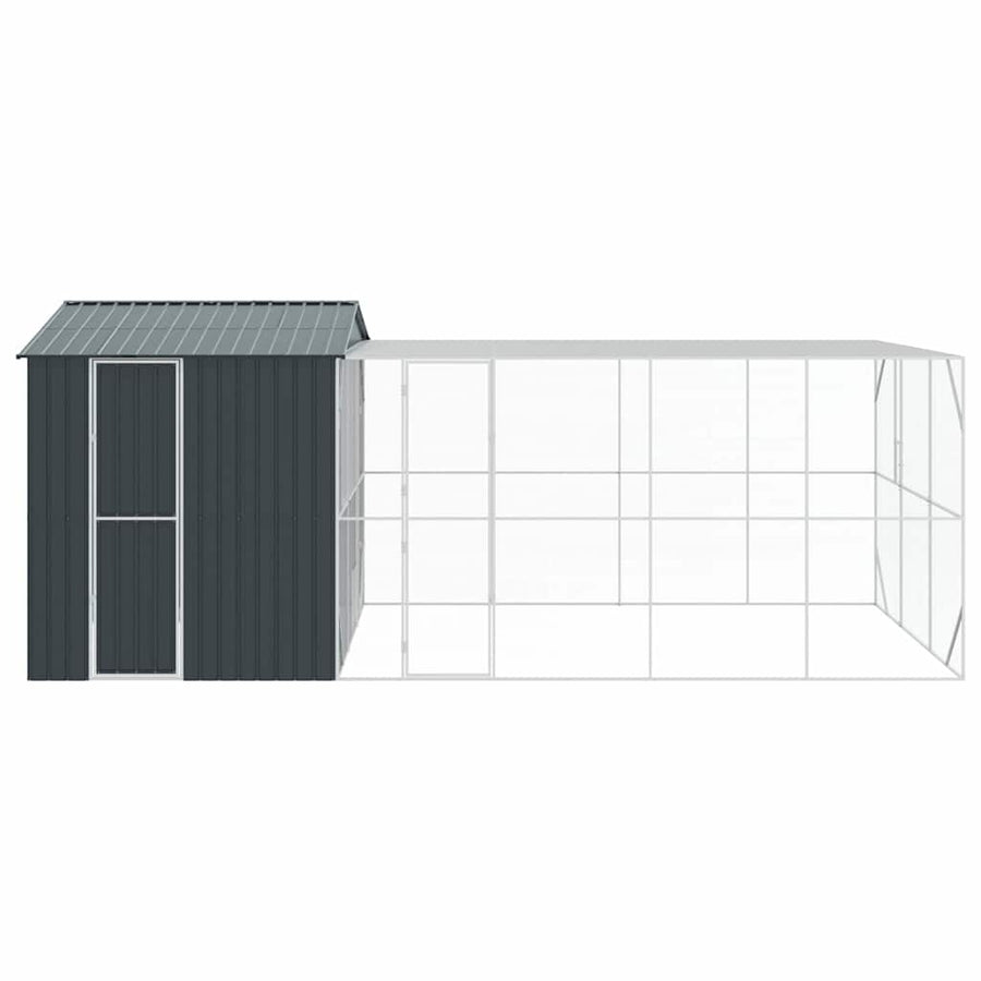 Bird Cage Anthracite 635 x 304 x 247 cm Galvanised Steel