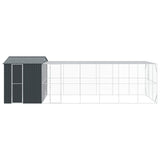 Bird Cage Anthracite 845 x 304 x 247 cm Galvanised Steel