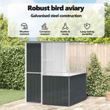 Bird Cage Anthracite 165 x 165 x 200 cm Galvanised Steel