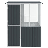Bird Cage Anthracite 165 x 165 x 200 cm Galvanised Steel - Top-Down View