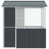 Bird Cage Anthracite 215 x 209 x 230 cm Galvanised Steel - Rear View