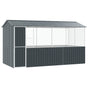 Bird Cage Anthracite 410 x 210 x 230 cm Galvanised Steel