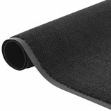 Doormat Black 80x120 cm - Top-Down View