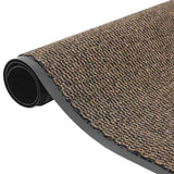 Doormat Brown 90x150 cm - Top-Down View