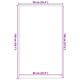 Doormat Brown 90x150 cm