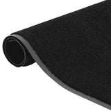 Doormat Black 60x180 cm - Top-Down View