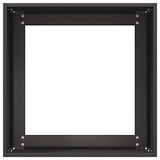Planter Black 40x40x40 cm Cold-rolled Steel - 45-Degree Angle