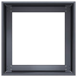 Planter Anthracite 40x40x40 cm Cold-rolled Steel