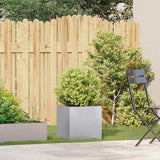 Planter 40x40x40 cm Galvanised Steel - Side View