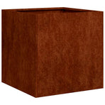 Planter Rusty 40x40x40 cm Weathering Steel