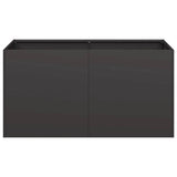 Planter Black 80x40x40 cm Cold-rolled Steel
