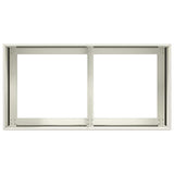 Planter White 80x40x40 cm Cold-rolled Steel - 45-Degree Angle