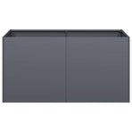 Planter Anthracite 80x40x40 cm Cold-rolled Steel