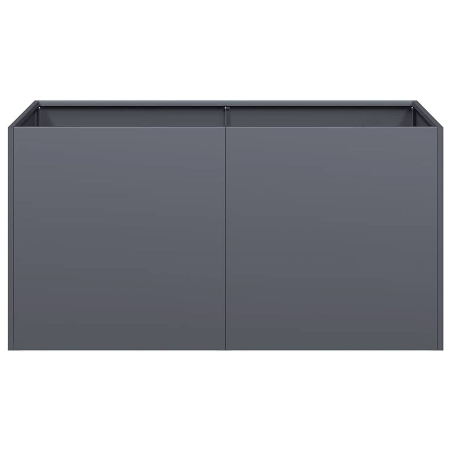 Planter Anthracite 80x40x40 cm Cold-rolled Steel