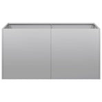 Planter 80x40x40 cm Galvanised Steel