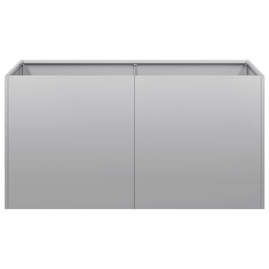 Planter 80x40x40 cm Galvanised Steel