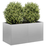 Planter 80x40x40 cm Galvanised Steel