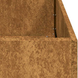 Planter Rusty 80x40x40 cm Weathering Steel - Extra Image