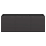 Planter Black 120x40x40 cm Cold-rolled Steel