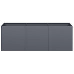 Planter Anthracite 120x40x40 cm Cold-rolled Steel