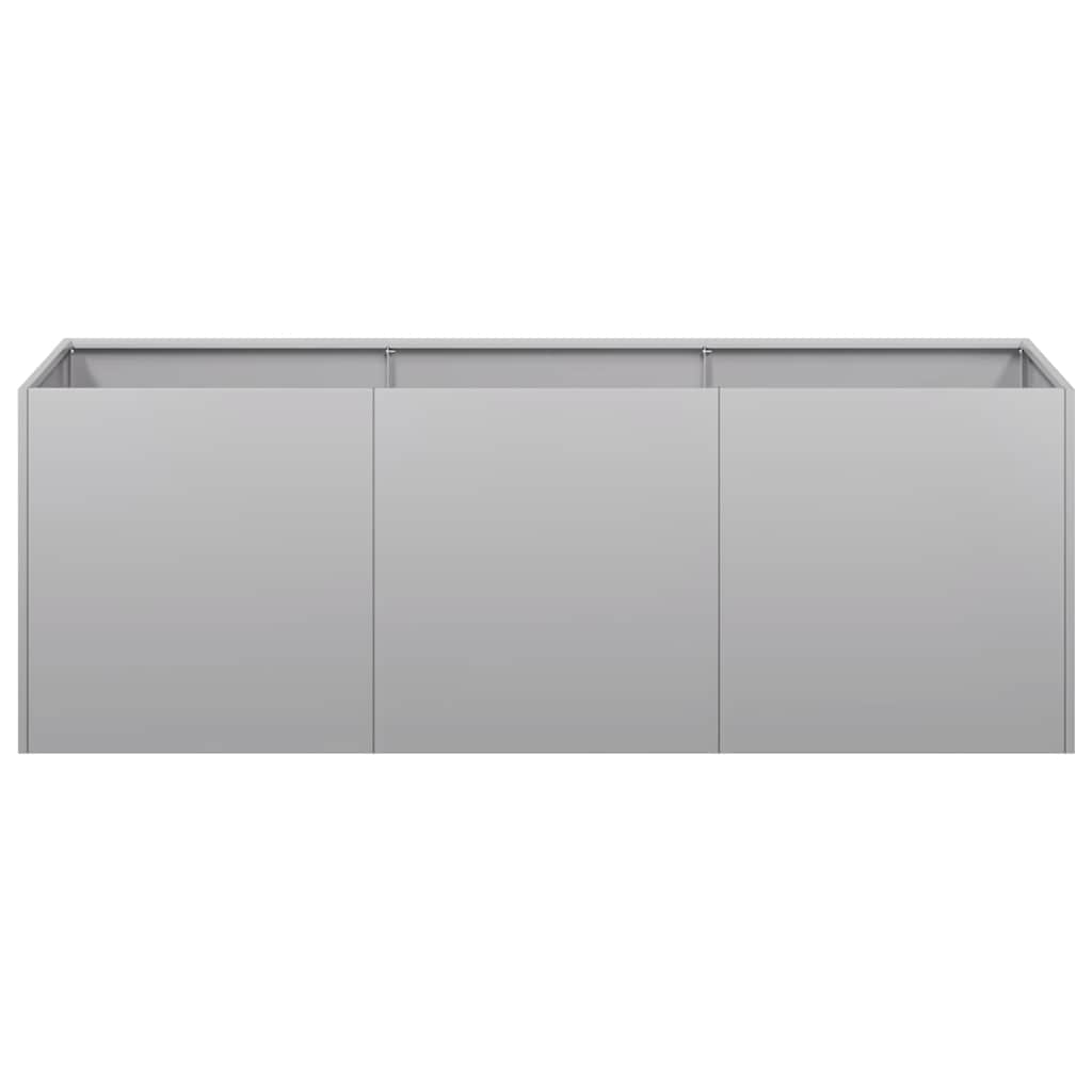 Planter 120x40x40 cm Galvanised Steel