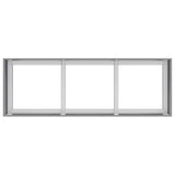 Planter 120x40x40 cm Galvanised Steel - 45-Degree Angle