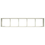 Planter White 200x40x40 cm Cold-rolled Steel