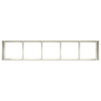 Planter White 200x40x40 cm Cold-rolled Steel