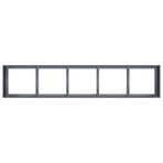 Planter Anthracite 200x40x40 cm Cold-rolled Steel