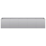 Planter 200x40x40 cm Galvanised Steel