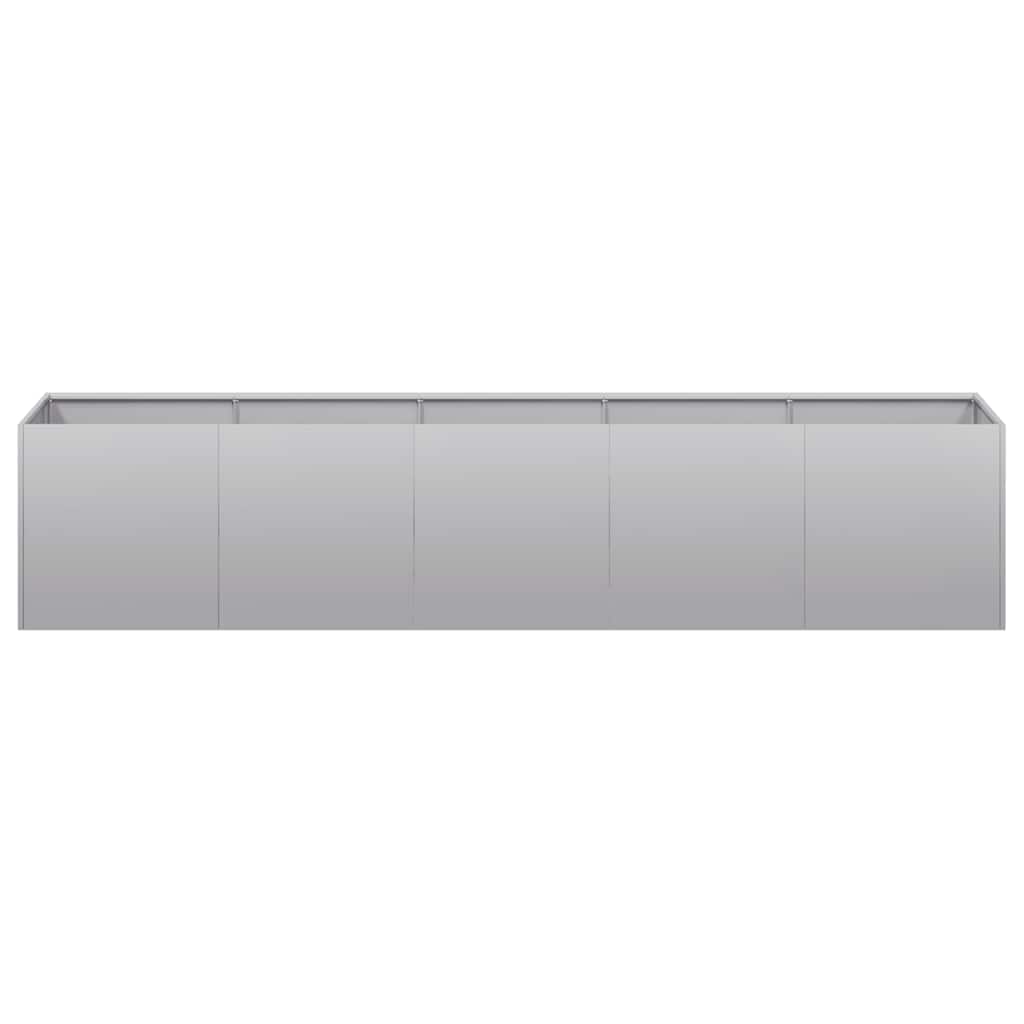 Planter 200x40x40 cm Galvanised Steel