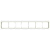 Planter White 280x40x40 cm Cold-rolled Steel