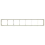 Planter White 280x40x40 cm Cold-rolled Steel