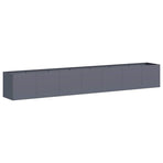 Planter Anthracite 280x40x40 cm Cold-rolled Steel