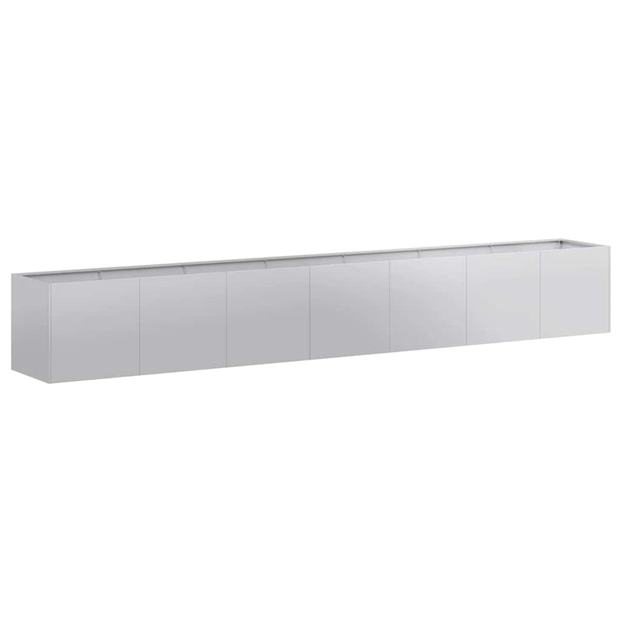Planter 280x40x40 cm Galvanised Steel