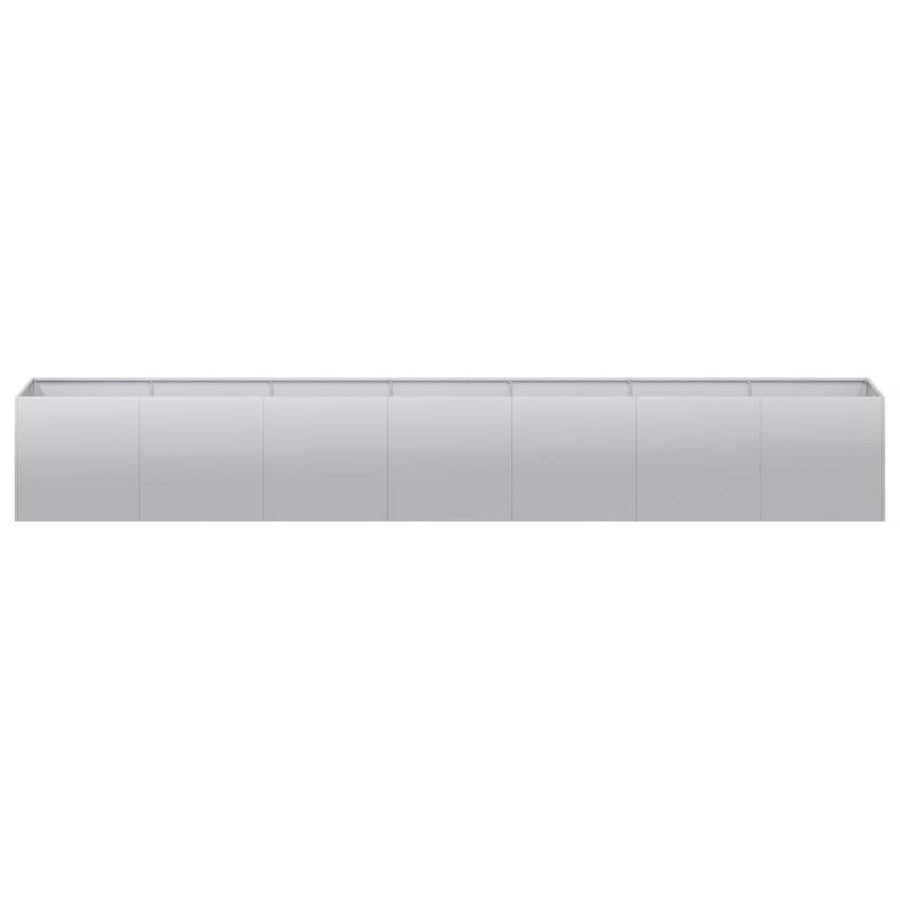 Planter 280x40x40 cm Galvanised Steel