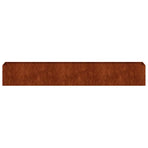Planter Rusty 280x40x40 cm Weathering Steel